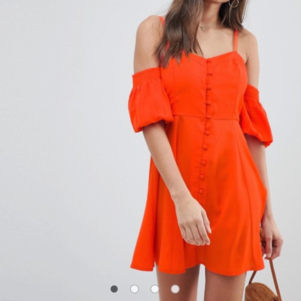 Asos off shoulder dress
